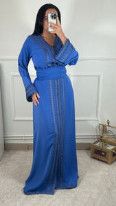 Caftan AYA Bleu jean