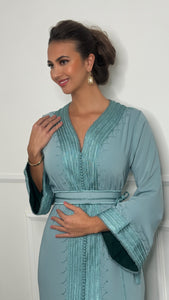 Caftan SULTANA bleu