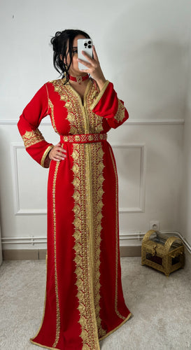 Caftan MANEL rouge