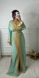 Caftan MANEL vert eau