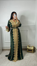 Charger l&#39;image dans la galerie, Caftan MANEL vert royal