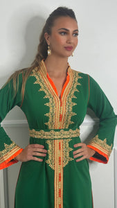 Caftan NORA vert