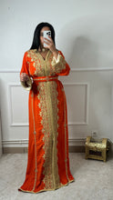 Charger l&#39;image dans la galerie, Caftan MANEL orange