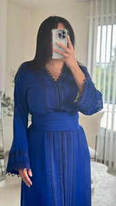 Caftan AYA bleu roi