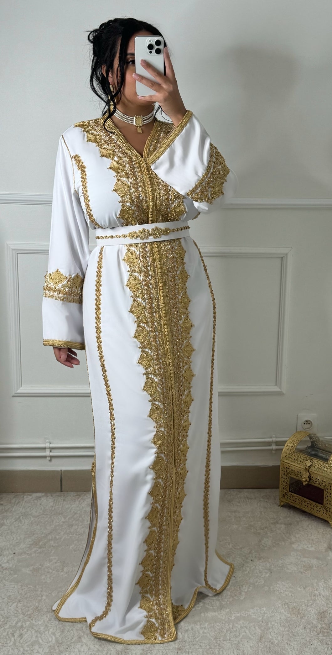 Caftan MANEL blanc