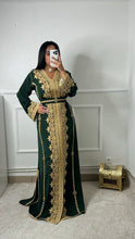 Charger l&#39;image dans la galerie, Caftan MANEL vert royal