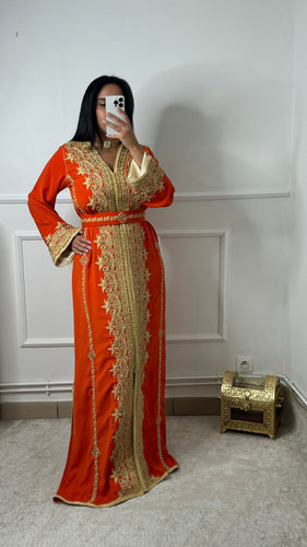 Caftan MANEL orange