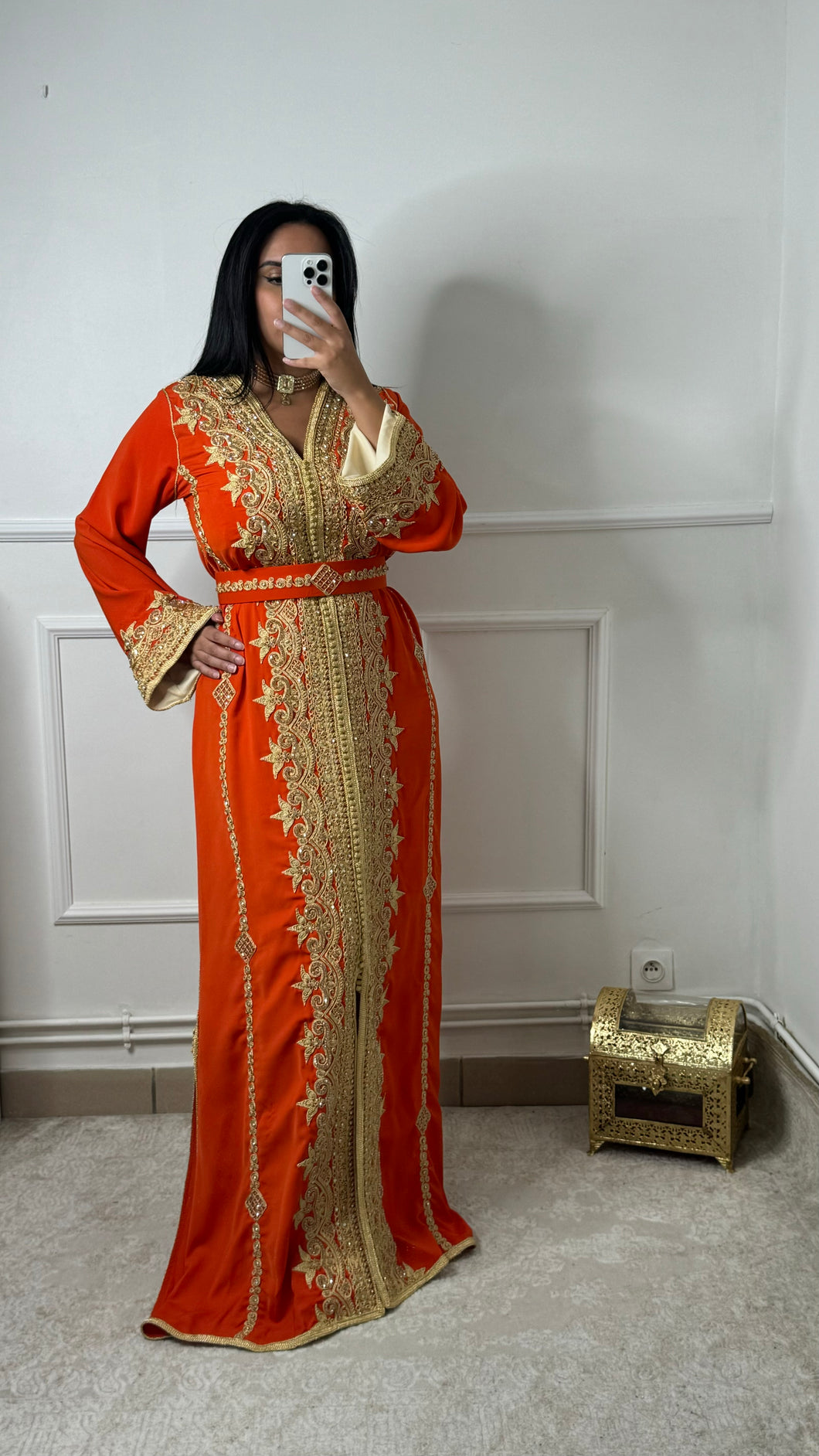 Caftan MANEL orange