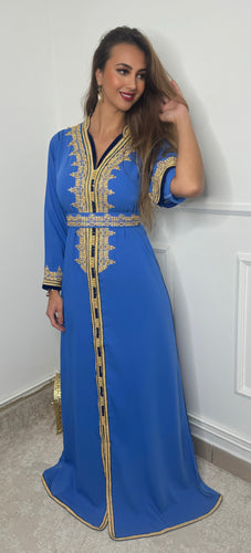 Caftan NORA bleu ciel