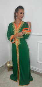 Caftan NORA vert