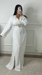 Caftan Nina blanc