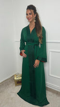 Charger l&#39;image dans la galerie, Caftan SULTANA vert royal