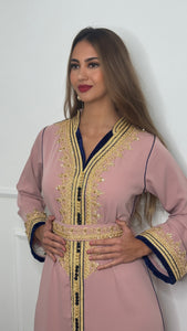 Caftan NORA rose poudrée