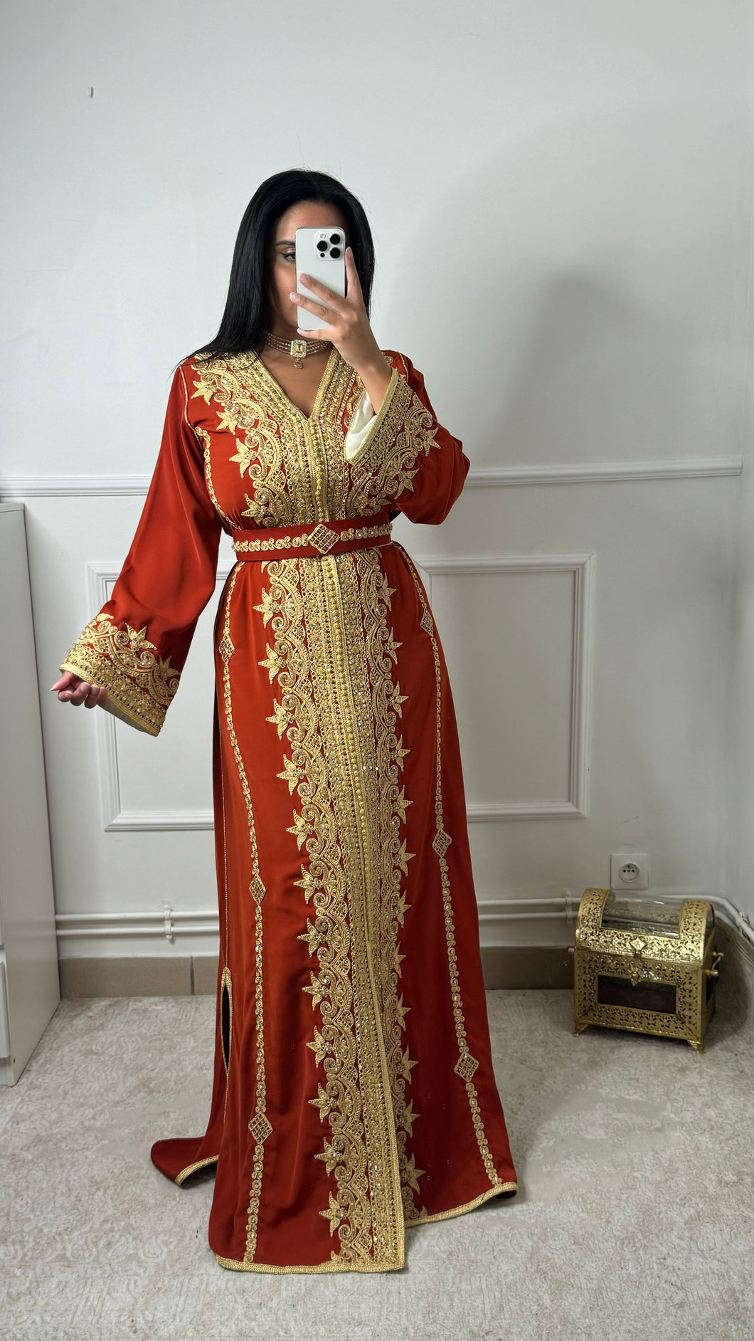 Caftan MANEL terracotta