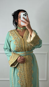 Caftan MANEL vert eau