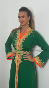 Caftan NORA vert