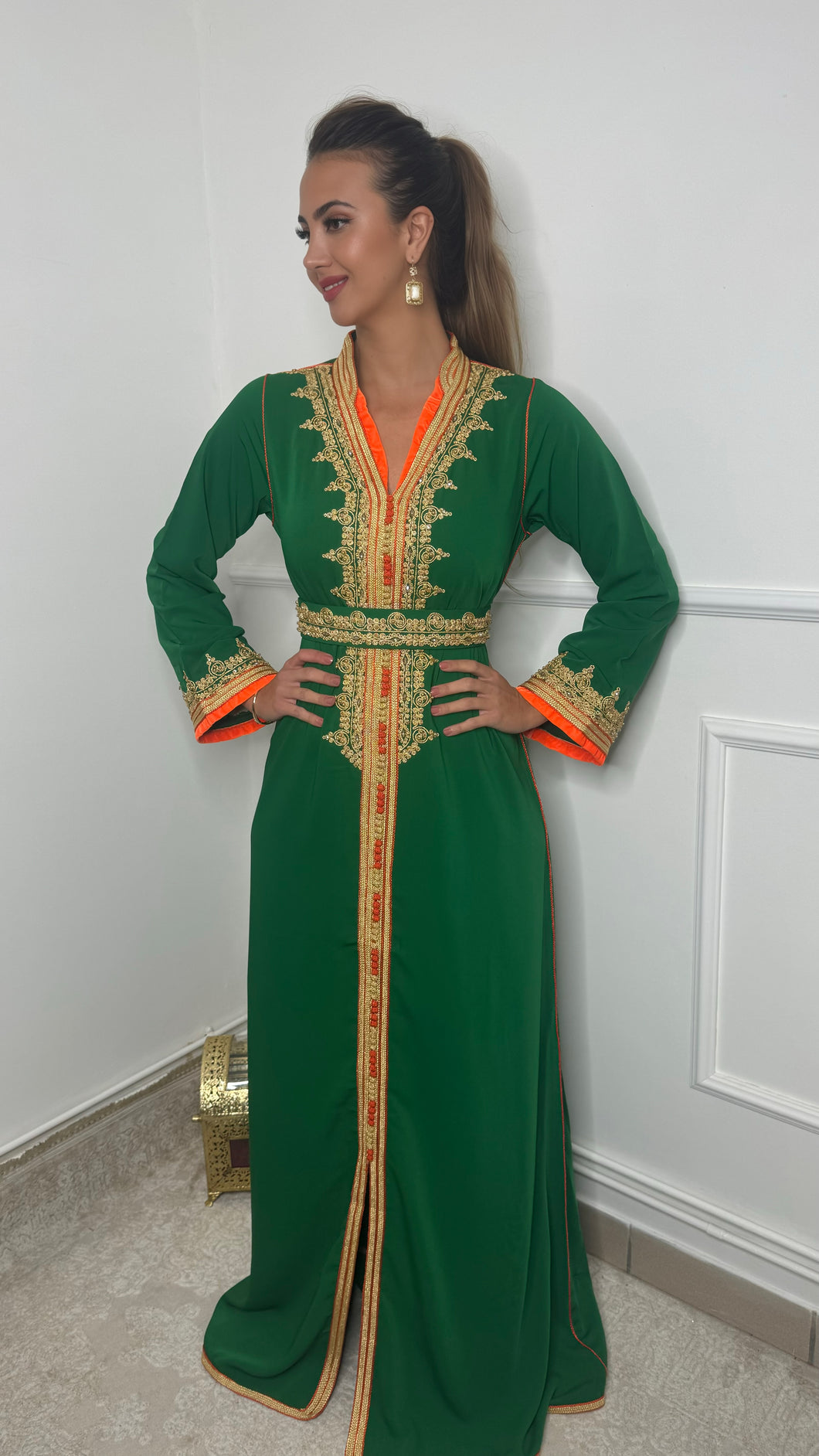 Caftan NORA vert