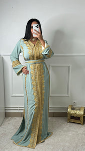 Caftan MANEL vert eau