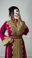 Charger l&#39;image dans la galerie, Caftan MANEL fuschia