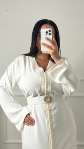 Caftan Nina blanc