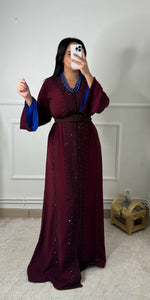 Caftan Rania bordeau
